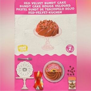 MGA Miniverse Make It Mini Diner series 2 (Red Velvet Bundt Cake)